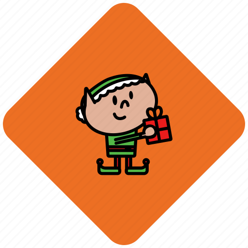 Christmas, elf, present icon - Download on Iconfinder