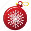 ball, christmas, holiday, new year, snowflakes, tree ball, xmas 