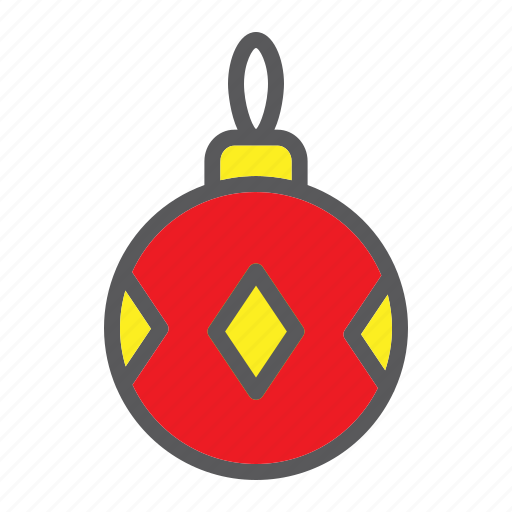 Ball, bauble, christmas, decoration, holiday, tree, xmas icon - Download on Iconfinder