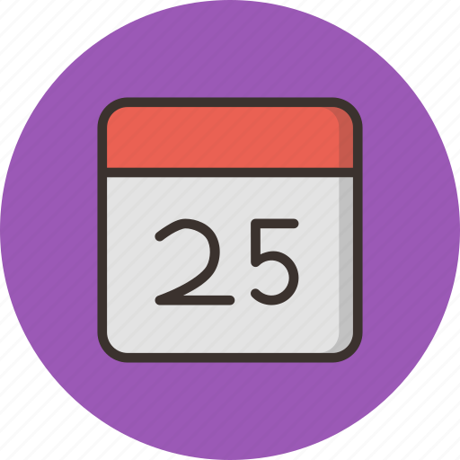 Calendar, christmas, date, december, festival, event, month icon - Download on Iconfinder
