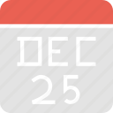 calendar, christmas, date, december, festival, celebration, holiday 