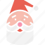 beard, cap, christmas, claus, santa, gift, present 
