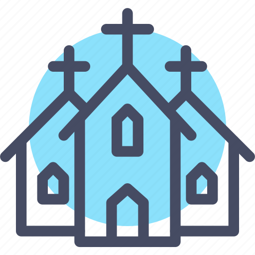 Building, christian, christianity, church, cross, institution icon - Download on Iconfinder