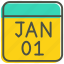 calendar, date, january, celebration, event, month, new year 