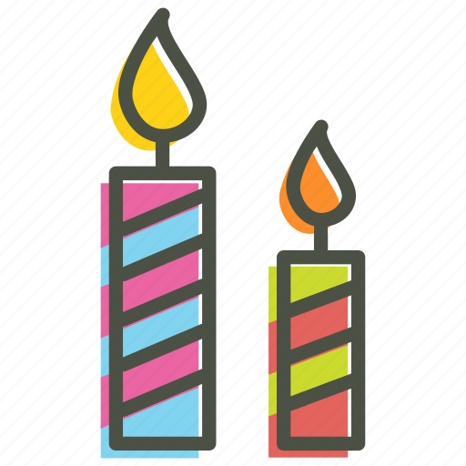 Birthday, candle, christmas, light, new year icon - Download on Iconfinder