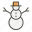 christmas, snow, snowman, winter, celebration, decoration, holiday 