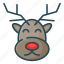 animal, christmas, deer, santa, santa deer 