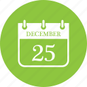christmas, december, calender, date, month, schedule, time