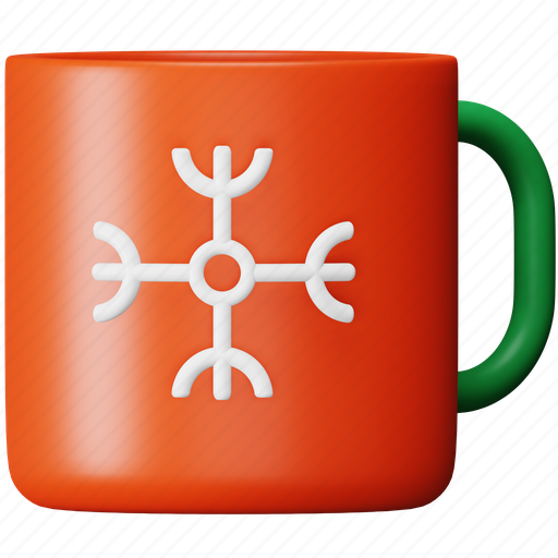 Christmas, cup, celebration, drink, coffee, tea, xmas 3D illustration - Download on Iconfinder