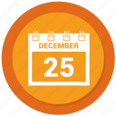 calendar, christmas, day, december