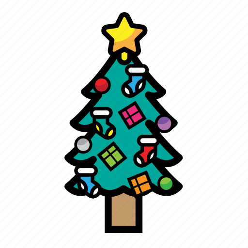 Christmash, decoration, holiday, tree, year icon - Download on Iconfinder