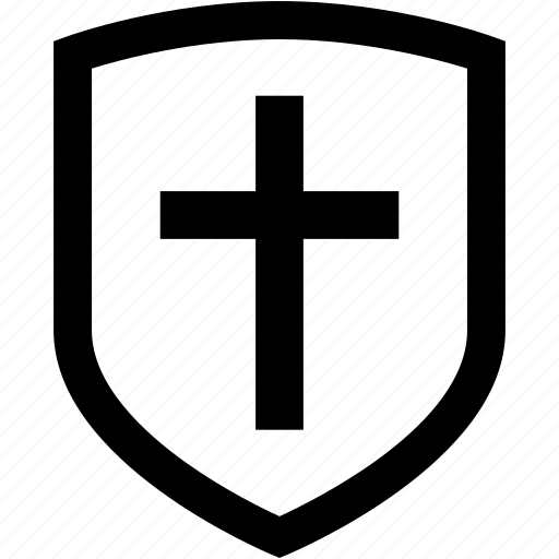 Badge, christian, cross, crucify, god, jesus, religion icon - Download on Iconfinder