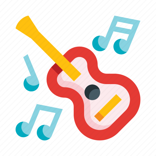 Guitar, music, rock, acoustic, instrument, musical, day of the dead icon - Download on Iconfinder