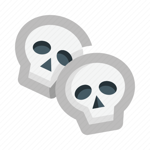 Skulls, skull, couple, pair, friends, dead, halloween icon - Download on Iconfinder