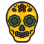mexico, cincodemayo, festival, parades, skull, painting, art 