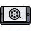 app, smartphone, film, video, cinema, movie 