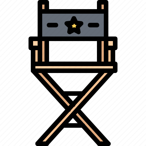 Chair, star, armchair, cinema, movie icon - Download on Iconfinder