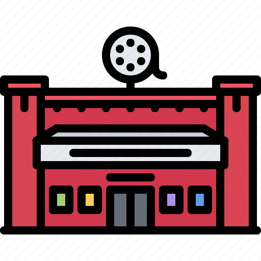 Building, film, cinema, movie icon - Download on Iconfinder