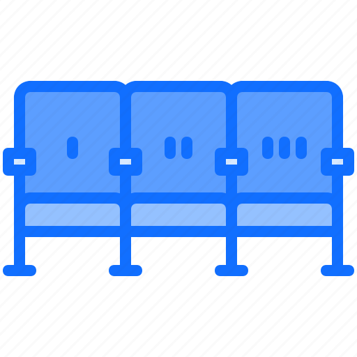 Armchair, number, cinema, movie icon - Download on Iconfinder