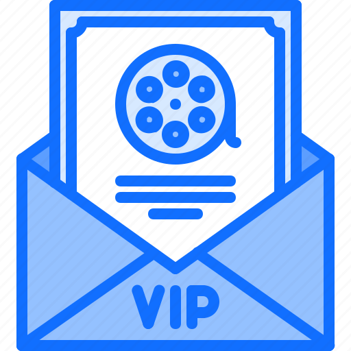 Invitation, letter, envelope, film, cinema, movie icon - Download on Iconfinder