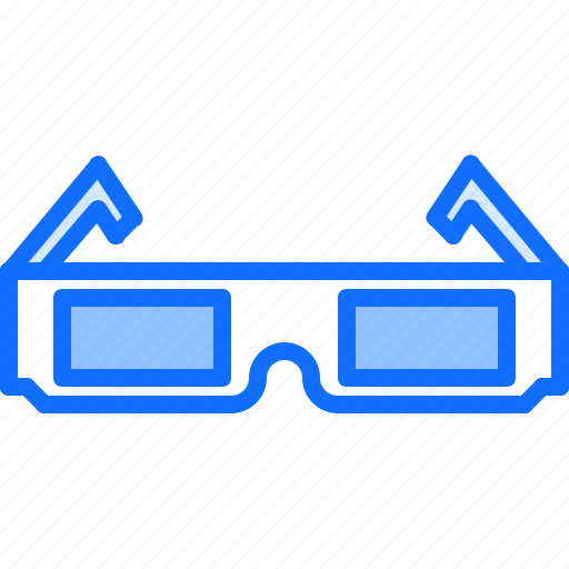 Glasses, cinema, movie icon - Download on Iconfinder