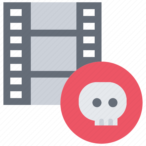 Horror, skull, film, cinema, movie icon - Download on Iconfinder