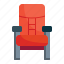 chair, seat, theater 
