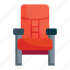 chair, seat, theater 