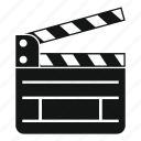clapperboard, cut, display, numbers, punch, technology