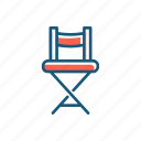 chair, cinema, line, producer, thin