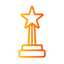 award, trophy, achievement, cinema