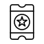 movie, ticket, cinema, entry 