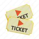 movie ticket, cinema, film, theater, entertainment, ticket 