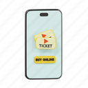 movie ticket, mobile, ticket, theatre, booking, movie 