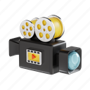 film projector, device, technology, projector, player, cinematography 
