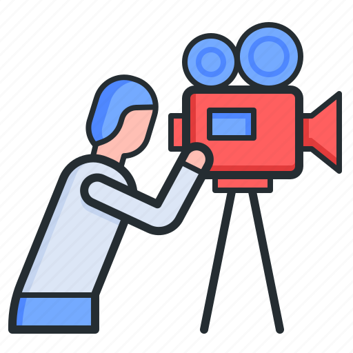 Documentary, operator, camera, cinema icon - Download on Iconfinder