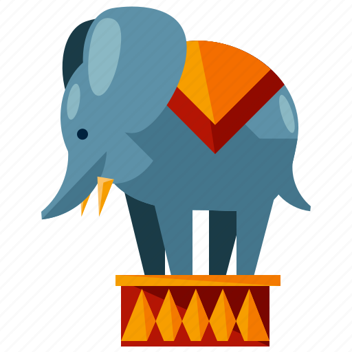 Circus, elephant, animal, carnival, festival, show icon - Download on Iconfinder