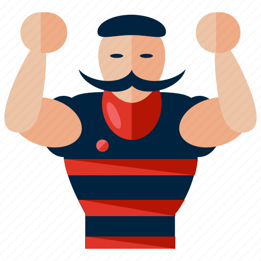 Circus, man, strongest, avatar, person, profile, user icon - Download on Iconfinder