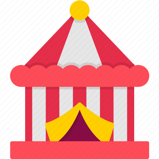 Circus, tent, big, carnival, top icon - Download on Iconfinder