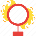 fire, ring, circus, of, juggling, fairground