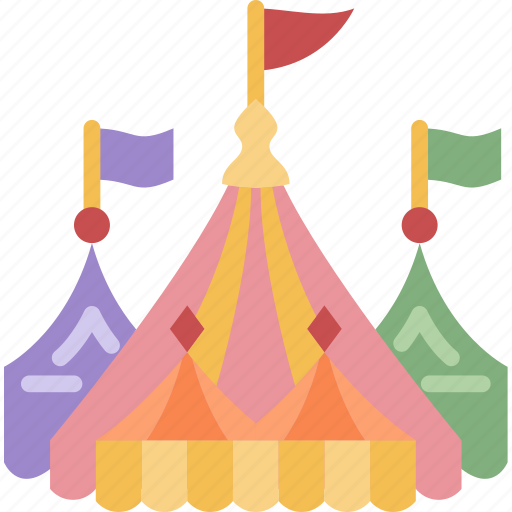 Carnival, tent, funfair, circus, amusement icon - Download on Iconfinder