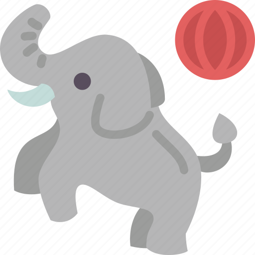 Elephant, animal, performance, circus, show icon - Download on Iconfinder