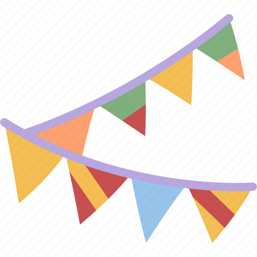 Bunting, string, fair, festive, decoration icon - Download on Iconfinder