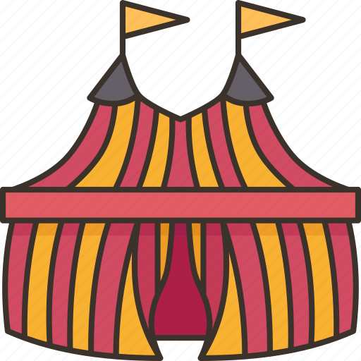 Tent, circus, show, festival, entertainment icon - Download on Iconfinder