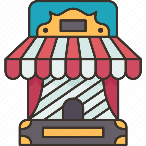 Ticket, booths, selling, entrance, circus icon - Download on Iconfinder