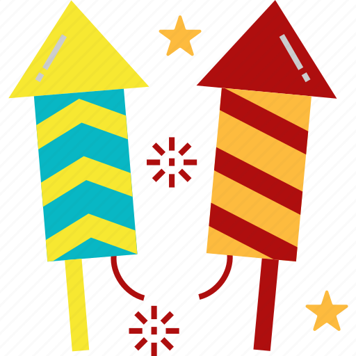 Celebration, christmas, firework, rocket, circus, fun, happy icon - Download on Iconfinder