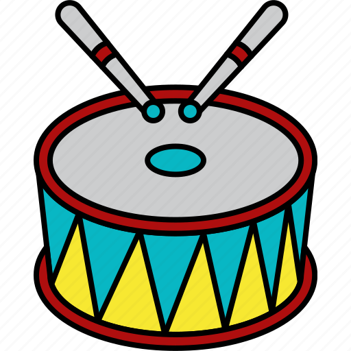 Amusement, park, drum, instrument, circus, music, play icon - Download on Iconfinder