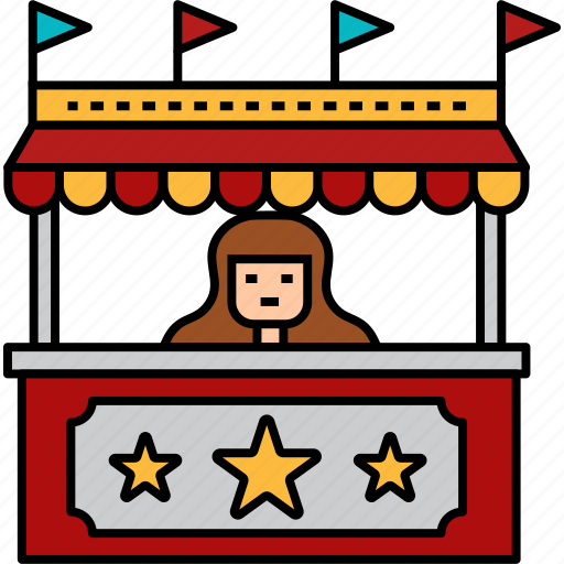 Ticket, buy, circus, office, tent, access, shop icon - Download on Iconfinder