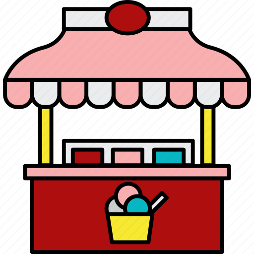 Food, ice, cream, sweet, stall, shop, stand icon - Download on Iconfinder