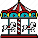amusement, carnival, fun, carousel, circus, fairground, park